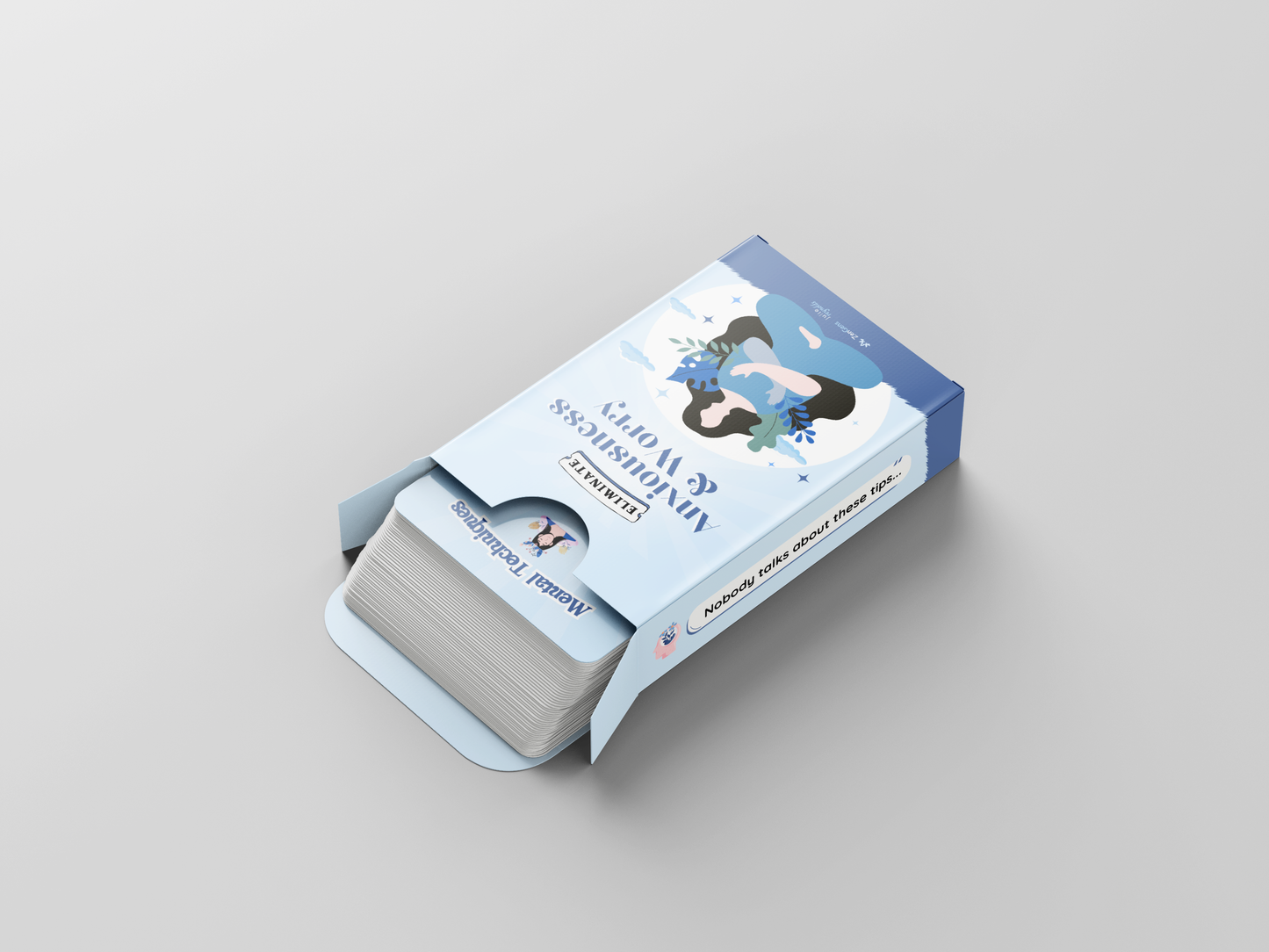 Eliminate Anxiousness & Worry - Card Deck by Julie Reynolds LPC